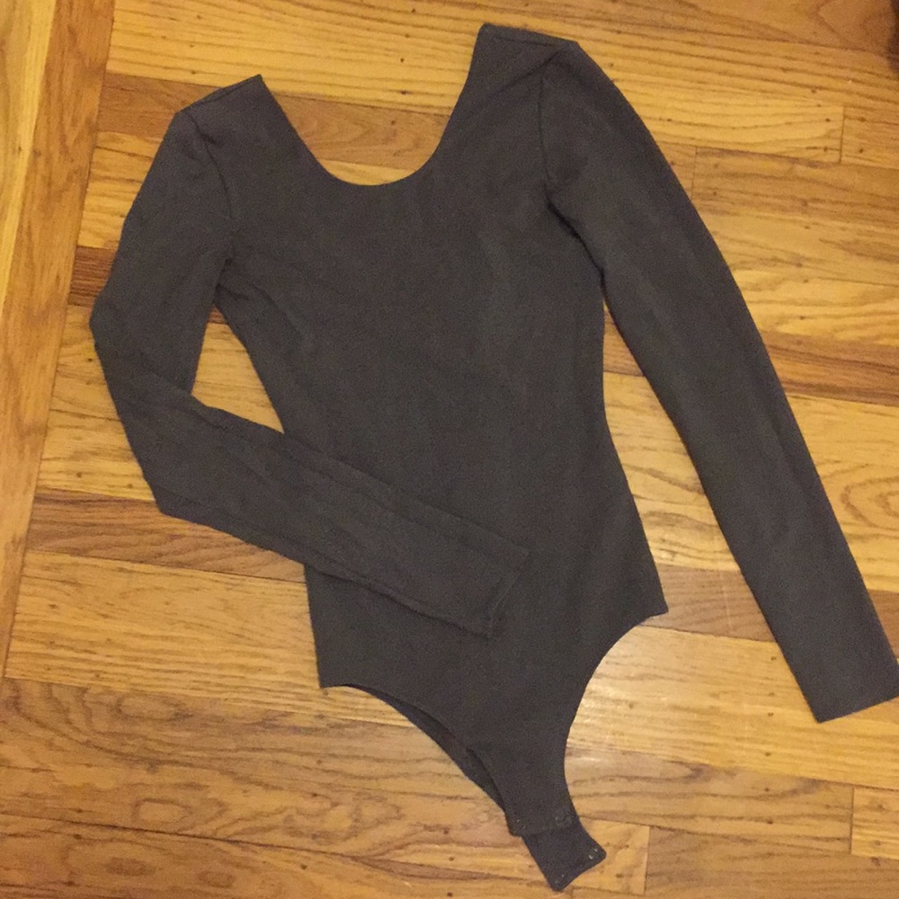 Wilfred-Free Grey Cotton Bodysuit